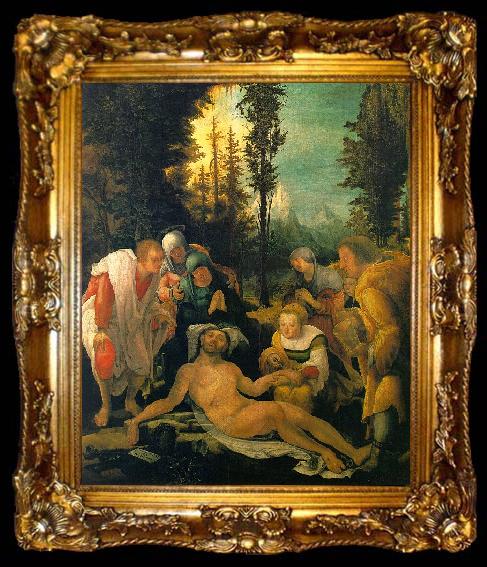 framed  Ferdinand Hodler The Lamentation of Christ, ta009-2